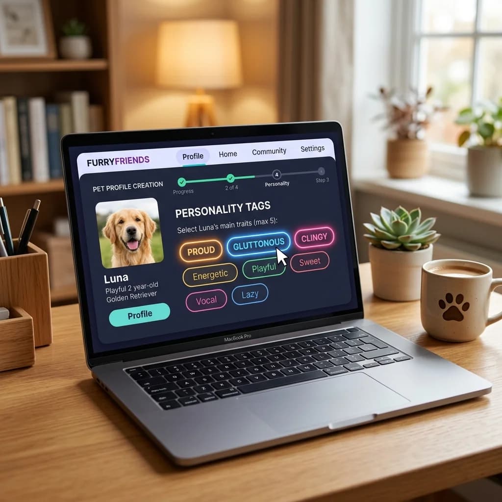 Step 02: Define pet personality and lifestyle habits
